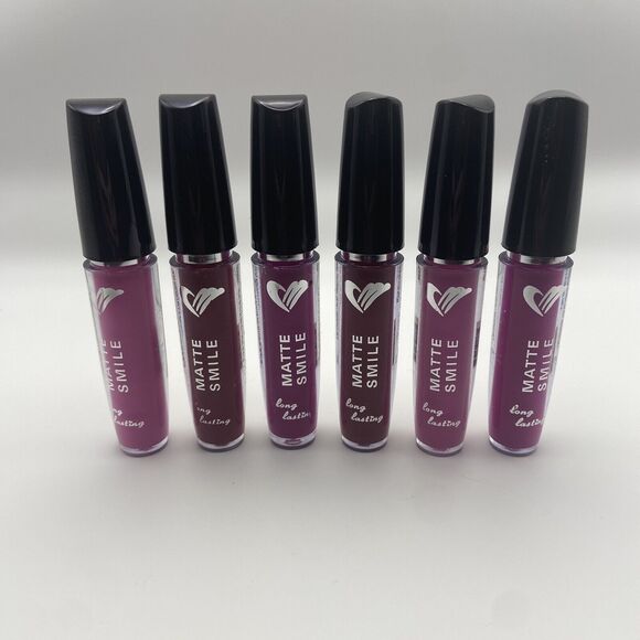 SET OF 6 Amuse Cosmetics Matte Smile LIP Liquid Lipstick Shades of Pink - Picture 1 of 2